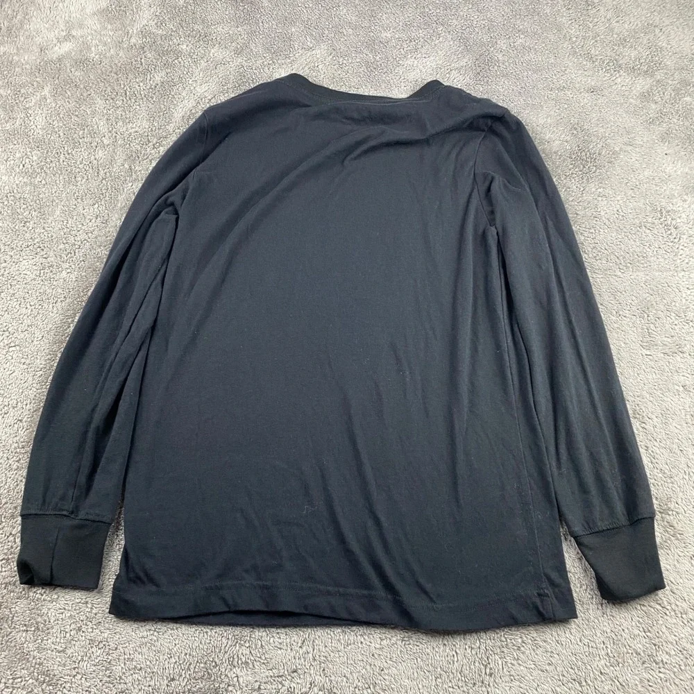Air Jordan Jump Man Nike Long Sleeve Shirt Youth 10-12 YRS Medium Black
